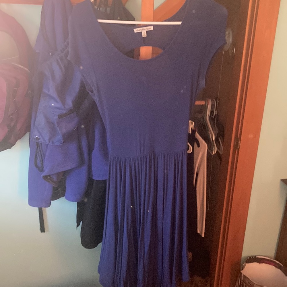 Charlotte Russe Royal Blue high low dress